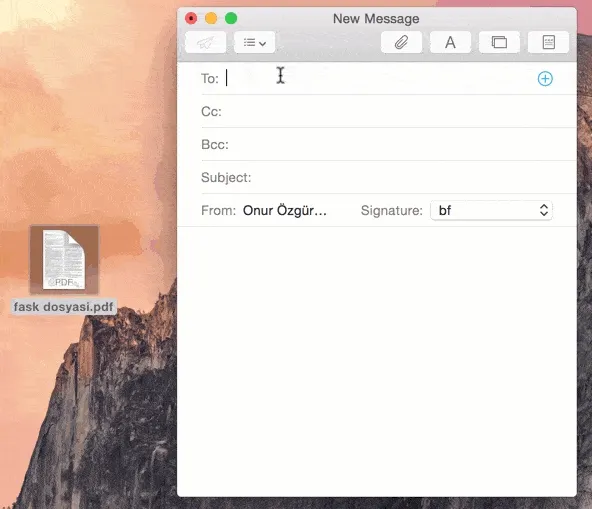 E-posta ile faks gönderimi